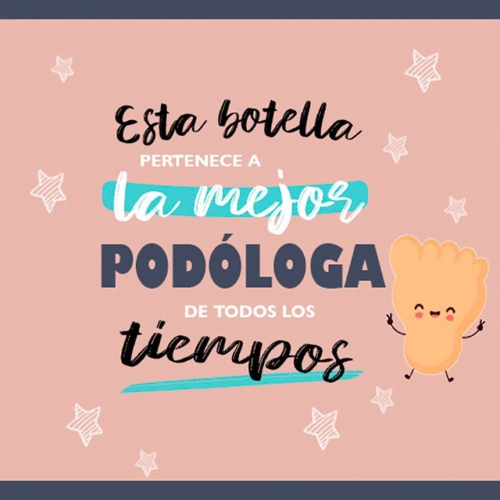 Botella Podóloga/o original | Newgrafponline