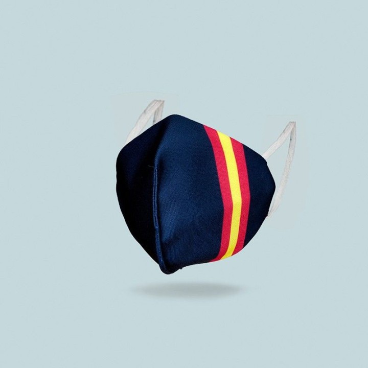 Mascarilla higiénica tipo FFP2 bandera XL españa reutilizable y lavable | Newgrafponline