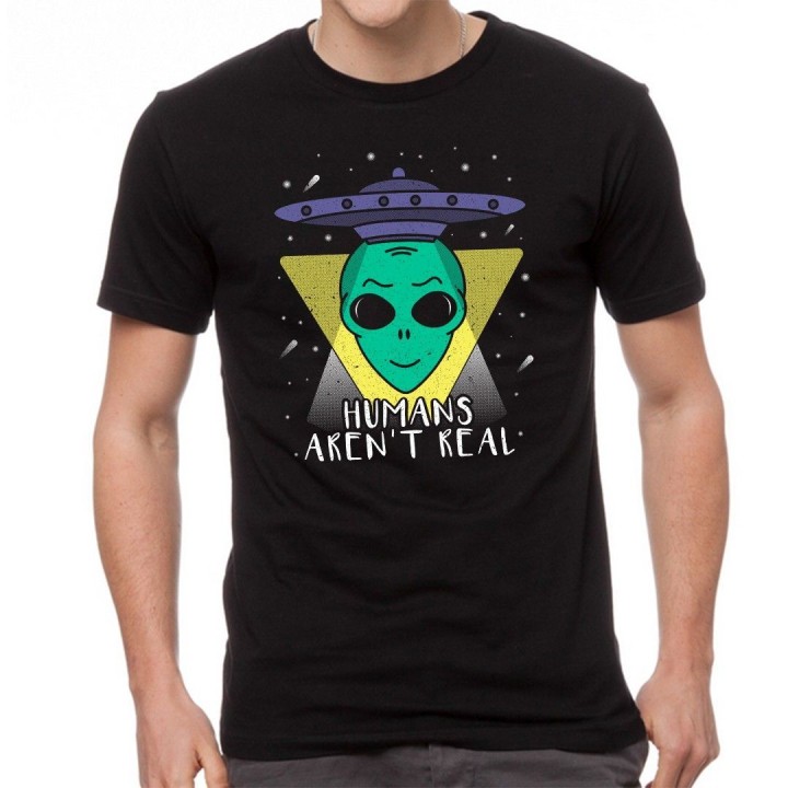 Camiseta Humans arent real | Newgrafponline