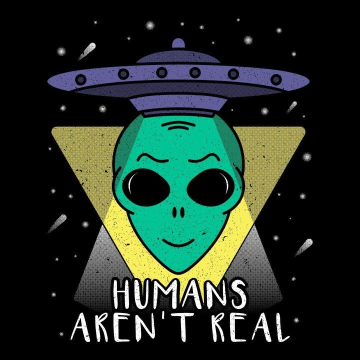 Sudadera Humans arent real | Newgrafponline