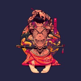 Sudadera Samurai girl | Newgrafponline