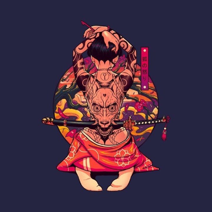 Sudadera Samurai girl | Newgrafponline