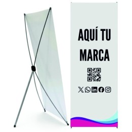 X-BANNER PUBLICITARIO, EXPOSITOR EN X, DISPLAY PUBLICITARIO