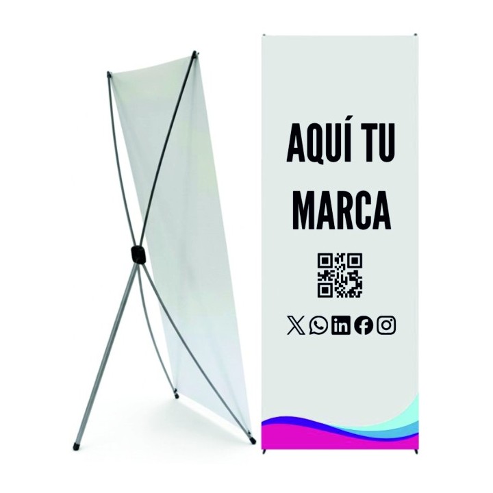 X-BANNER PUBLICITARIO, EXPOSITOR EN X, DISPLAY PUBLICITARIO