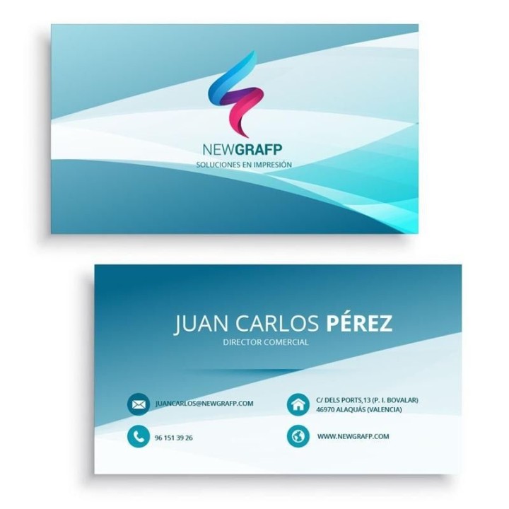Tarjeta visita clásica