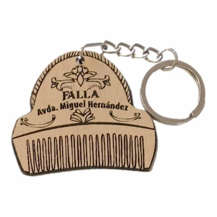 Llavero madera personalizado