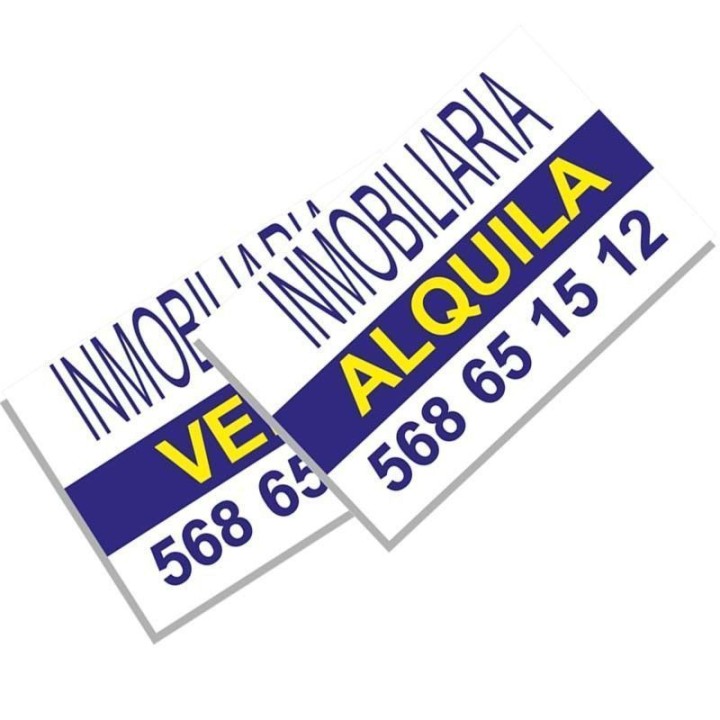 Cartel inmobiliaria personalizado en polipropileno | Newgrafponline