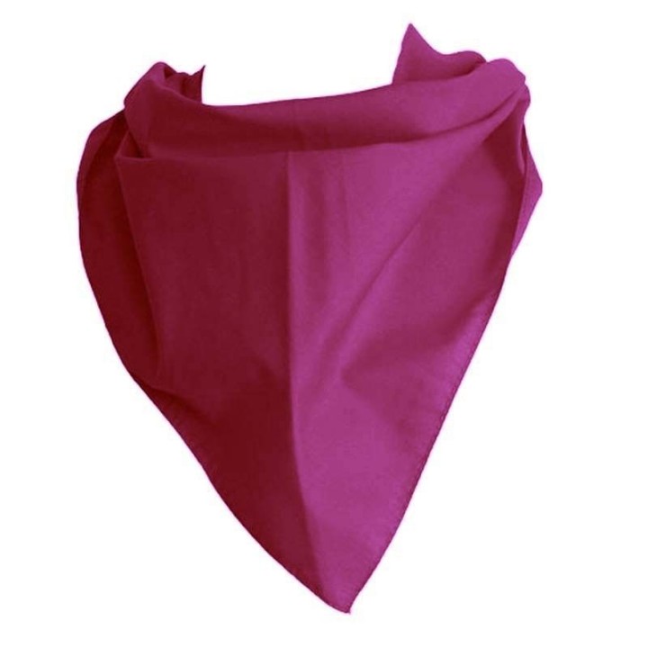 Pañuelo triangular personalizado en serigrafía de adulto poliéster/algodón