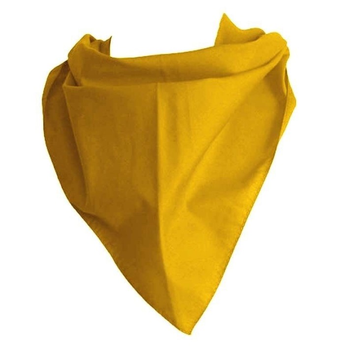 Pañuelo triangular personalizado en serigrafía de adulto poliéster/algodón