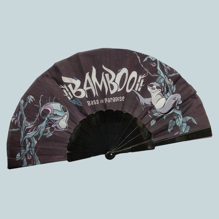 Abanico personalizado plástico digital