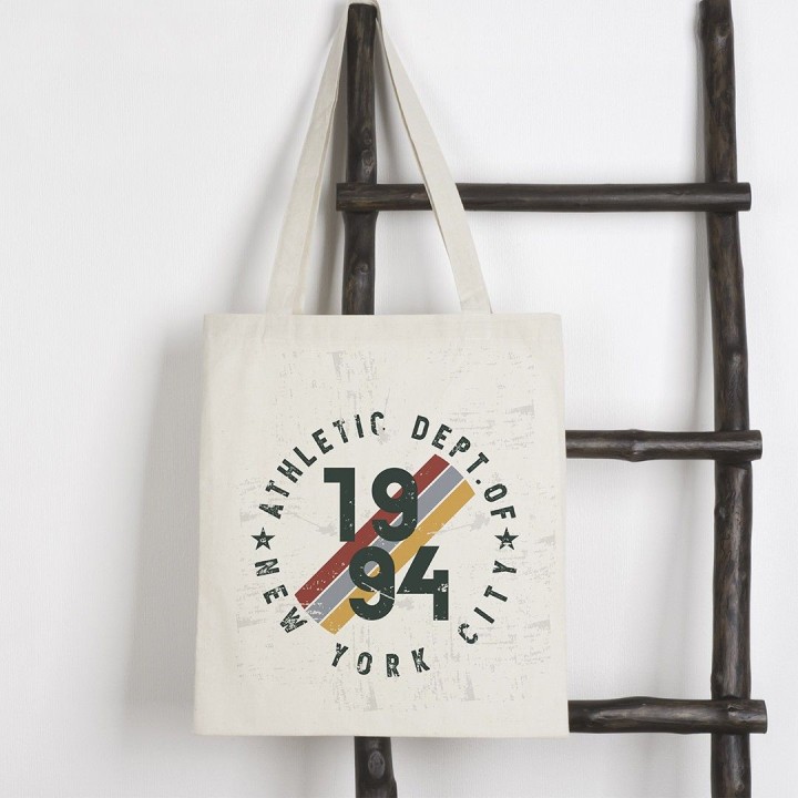Bolsa de tela de algodón 100% reciclable personalizada