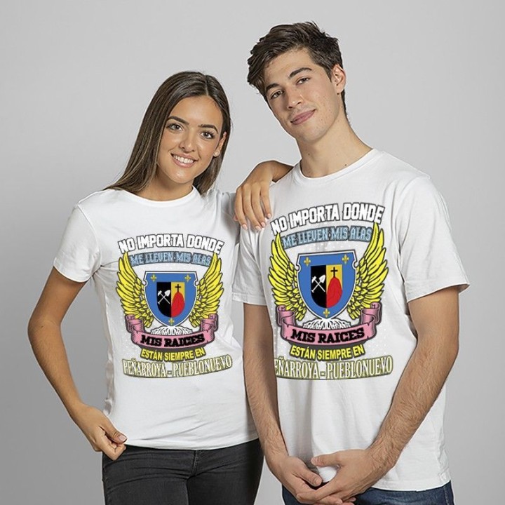 Camiseta personalizada con diseño raíces | Newgrafponline